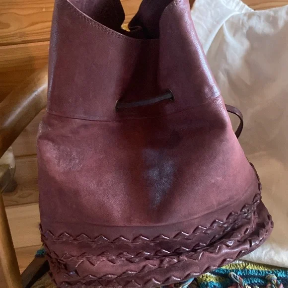 A.S 98 leather bucket bag